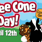 BEN AND JERRY’S FREE CONE DAY! APRIL 12TH! CONE ON DOWN!