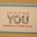 Saying Thank You With Wedding Paper Divas!