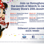 Fun Events Celebrate 25 Years of Disneystore! #disney #store #shop