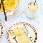 Cheesy Savory Scalloped Potato Casserole & A Milkquito Drink!