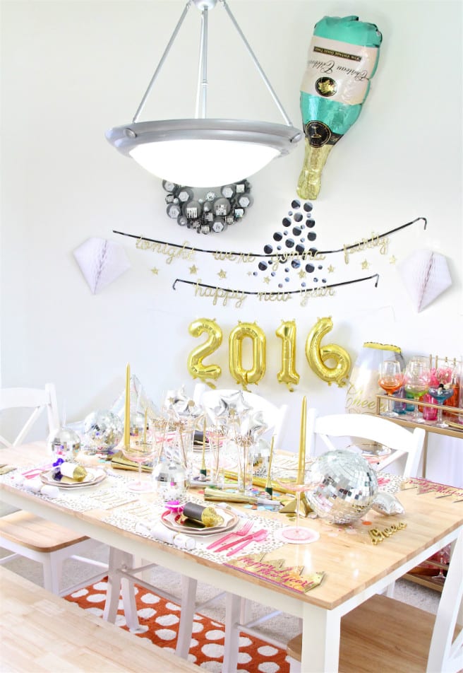 New Years Eve Tablescape
