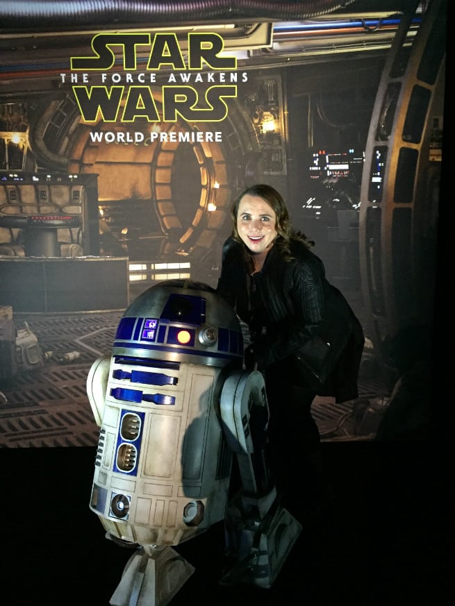Star Wars The Force Awakens After Party r2 d2