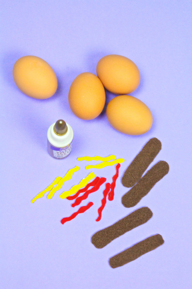 DIY Hotdog Easter Eggs Step 1