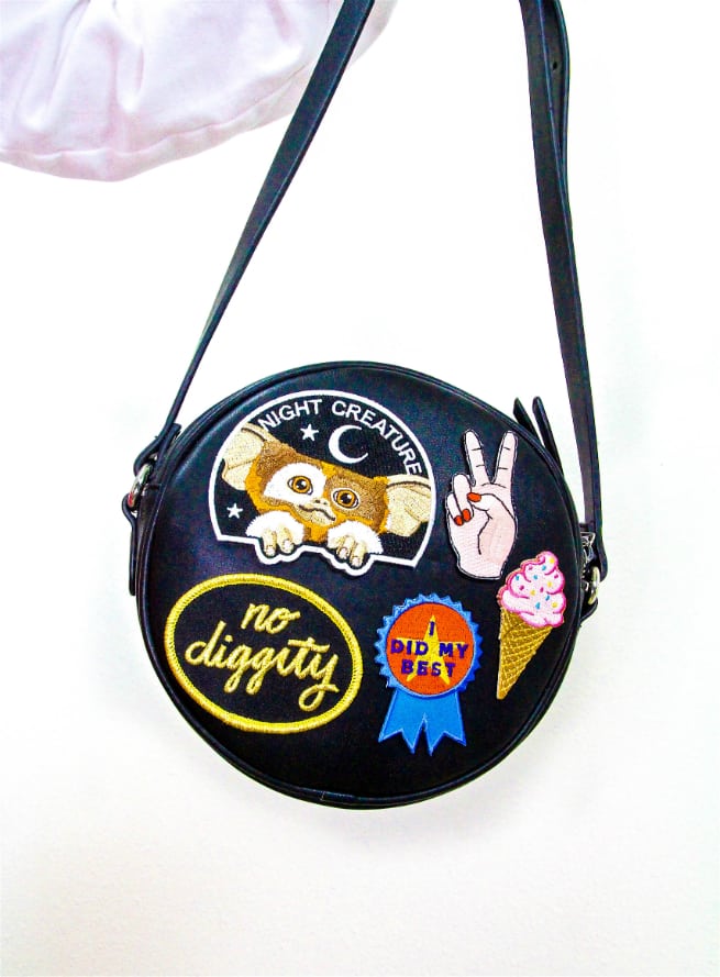 Cute DIY patch covered patchgame purse
