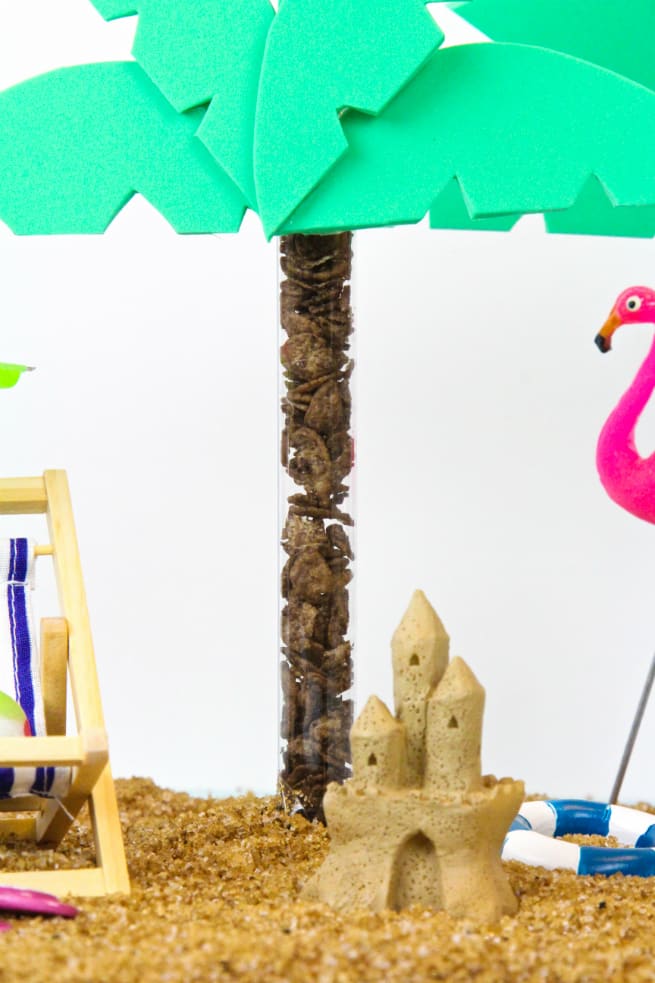 DIY Cocoa Pebbles Palm Tree Party Favors 2