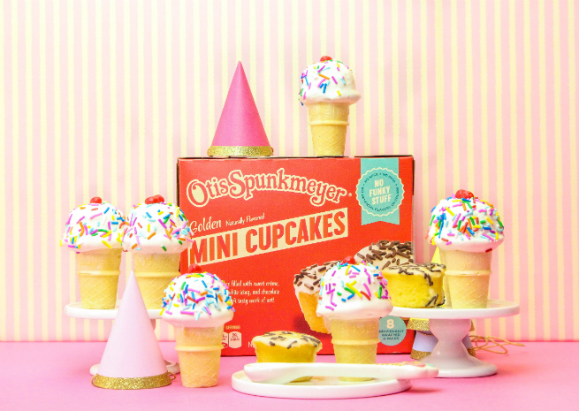 Mini No Bake Cupcake Cones Otis Box