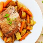 A Holiday Feast: Crock-Pot® Slow Cooker Pork Roast and Veggies!