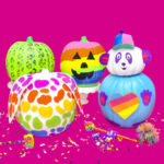 DIY Lisa Frank Inspired Halloween Pumpkins!