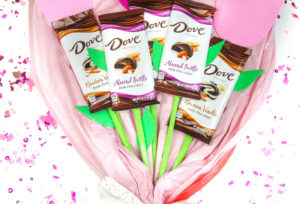 DIY Spring Chocolate Bars Bouquet!