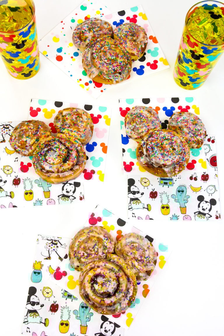 Mickey Celebration Cinnamon Rolls!