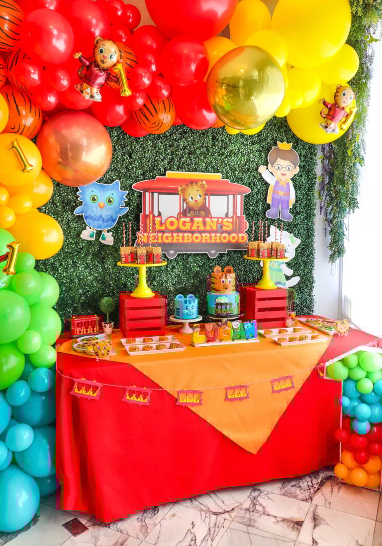 Our Daniel Tiger 1st Birthday Party!