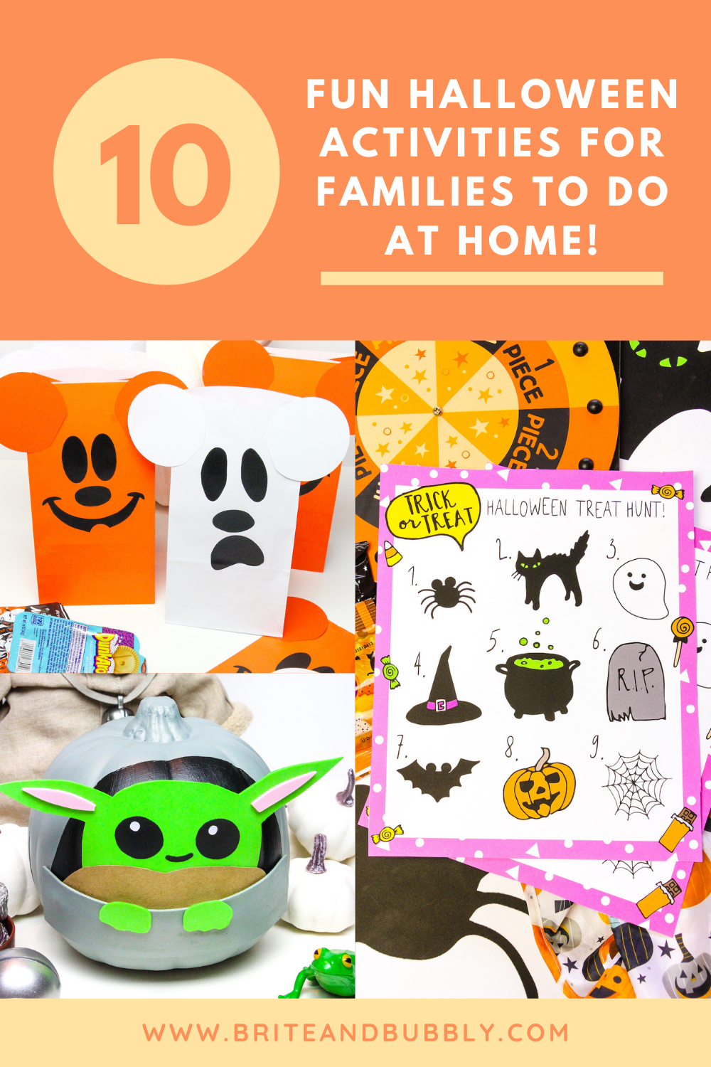 10 Fun Halloween Activities For Families To Do At Home! ⋆ Brite and Bubbly