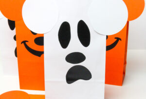 Mickey Ghost & Mickey Pumpkin You've Been Booed Treat Bags!