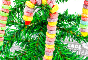 Fruit Loop Cereal Candy Canes!