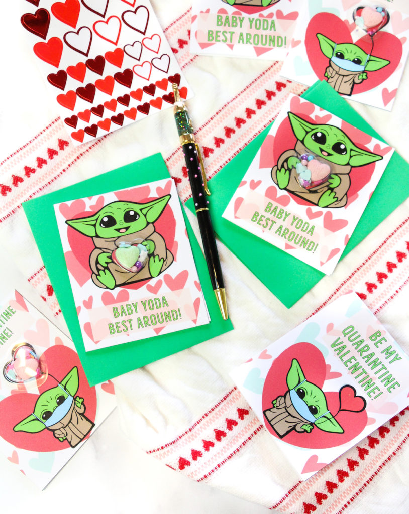 Baby Yoda Printable Valentines