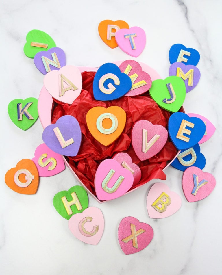 Toddler Colorful Hearts Matching Game