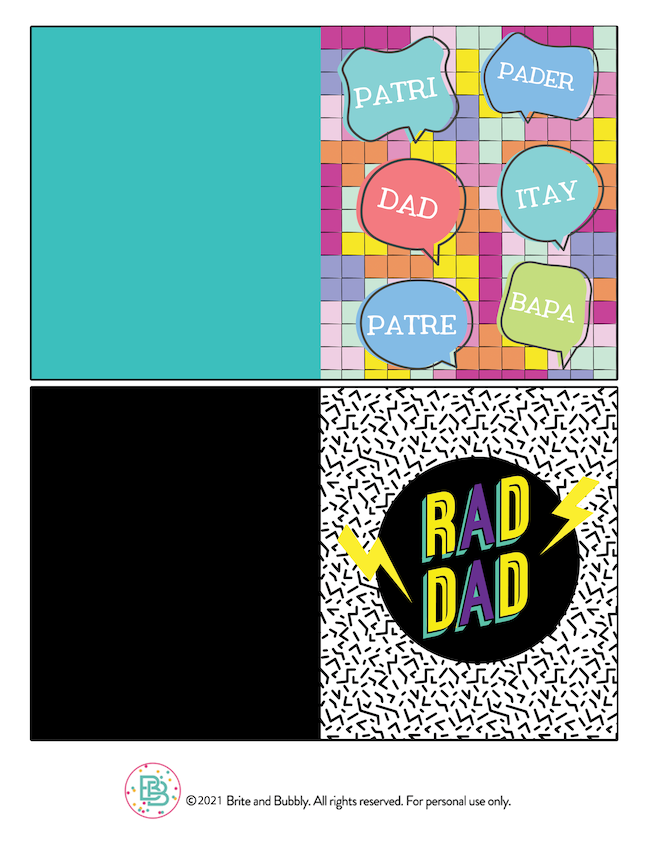  Father's Day Printable Cards