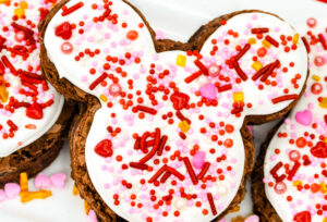 Valentine's Day Mickey Brownies!