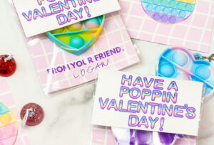 Pop It Free Printable Valentines for Kids!
