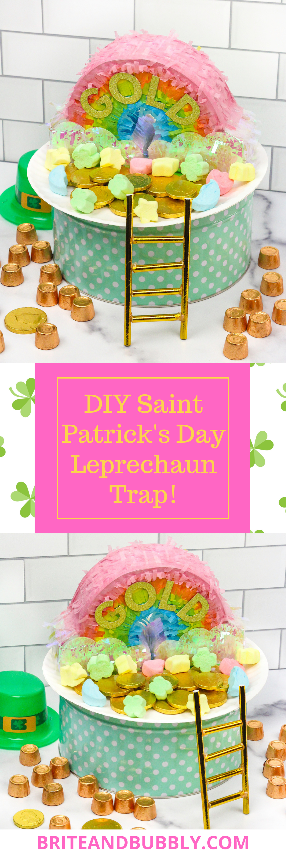DIY Leprechaun trap pin