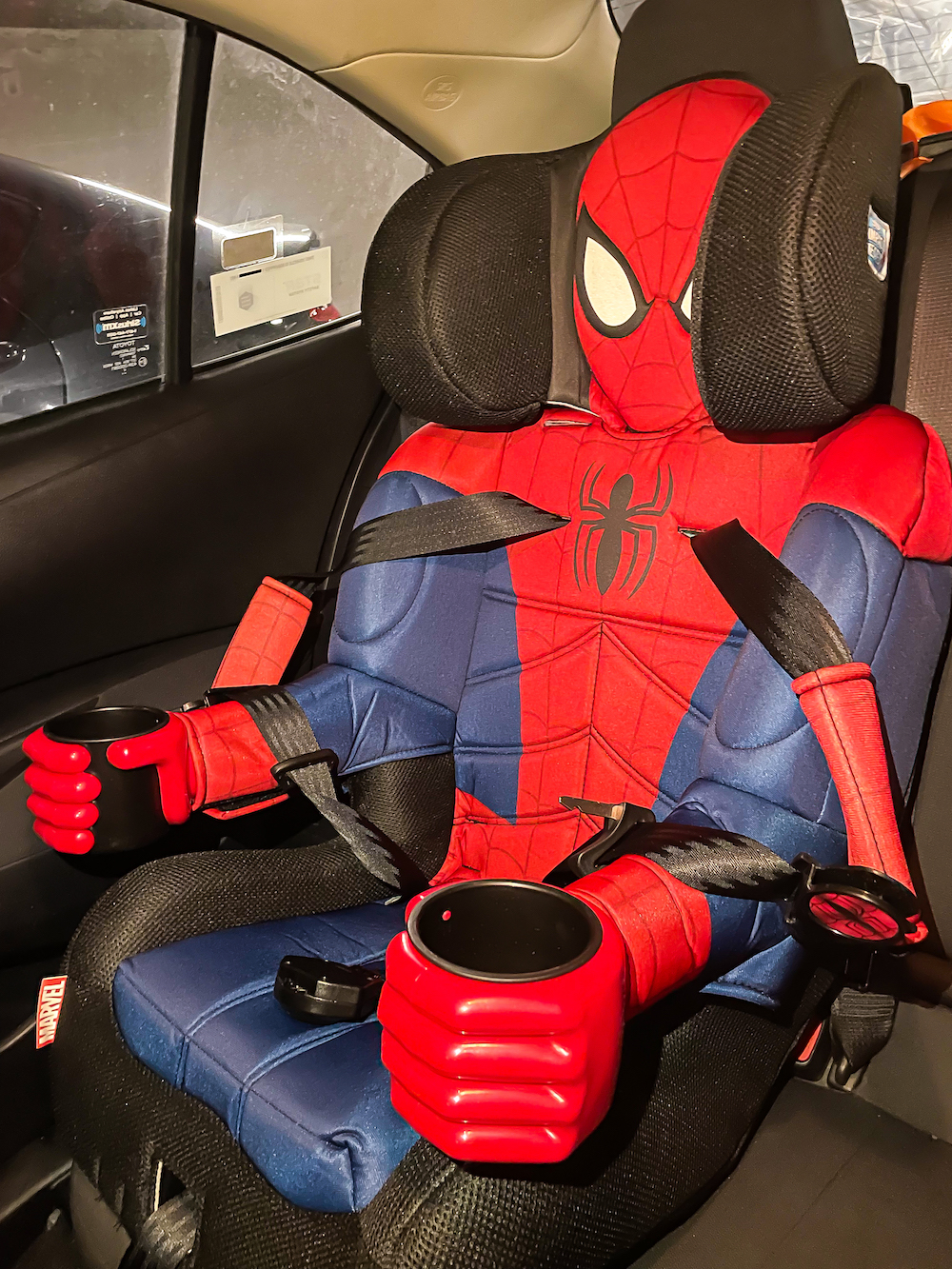 kidsembrace spider man car seat 