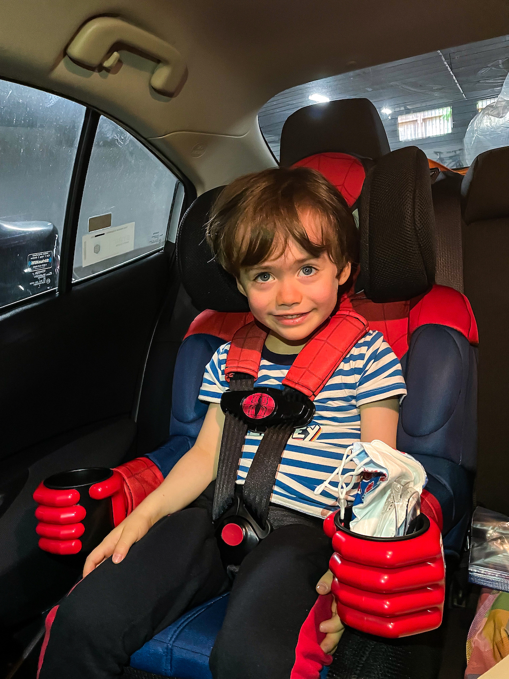 kidsembrace spider man car seat 