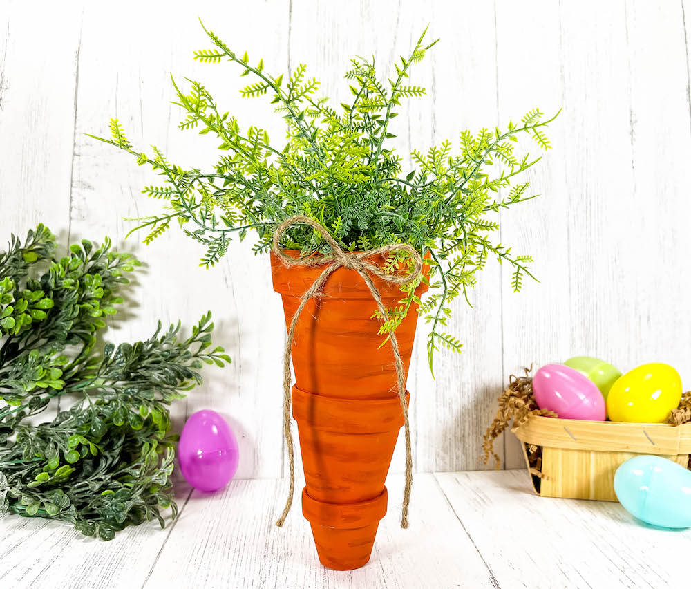 Easter Clay Pot Carrot