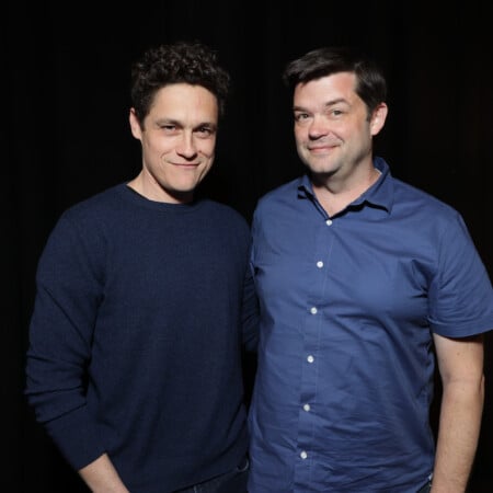 Phil Lord, Christopher Miller standing side by side