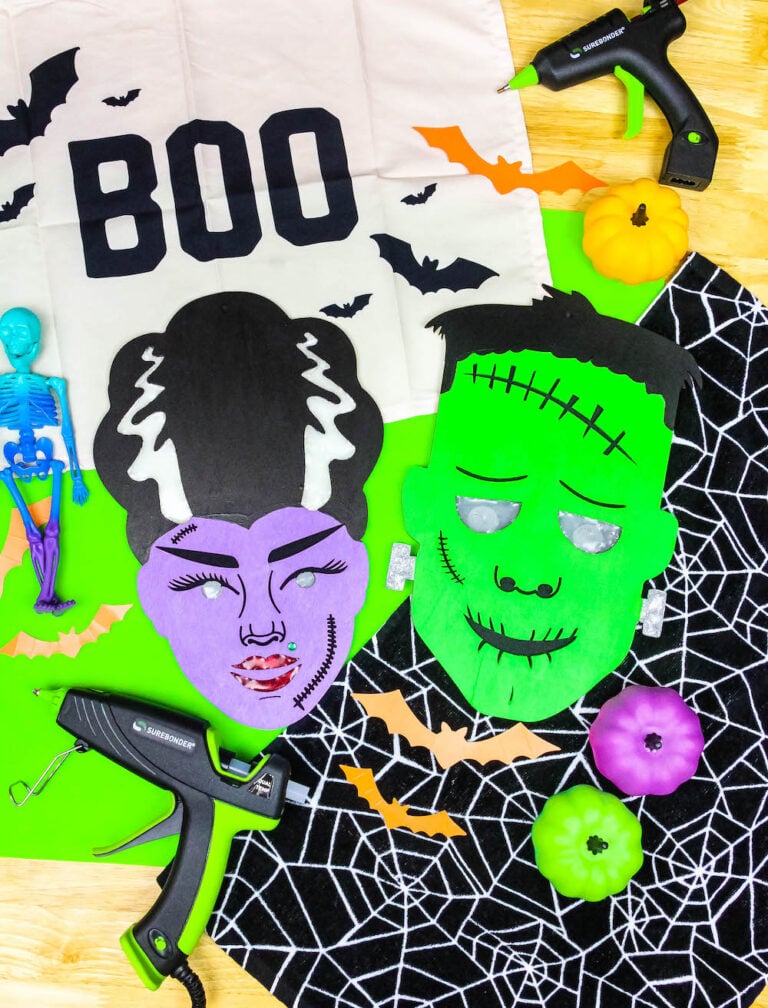 DIY Glow in the dark halloween Decorations