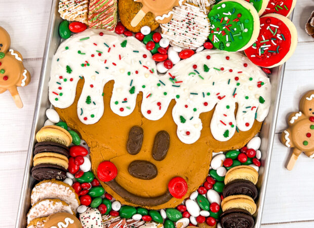 Mickey Gingerbread Frosting Board