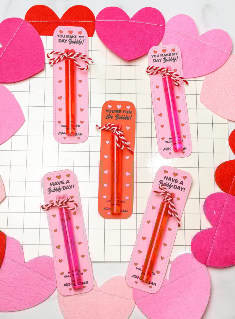 Free Printable Bubbles Valentines