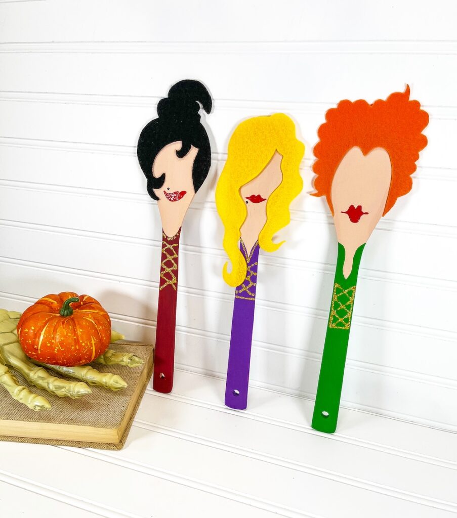 DIY Hocus Pocus Sanderson Sisters Spoons