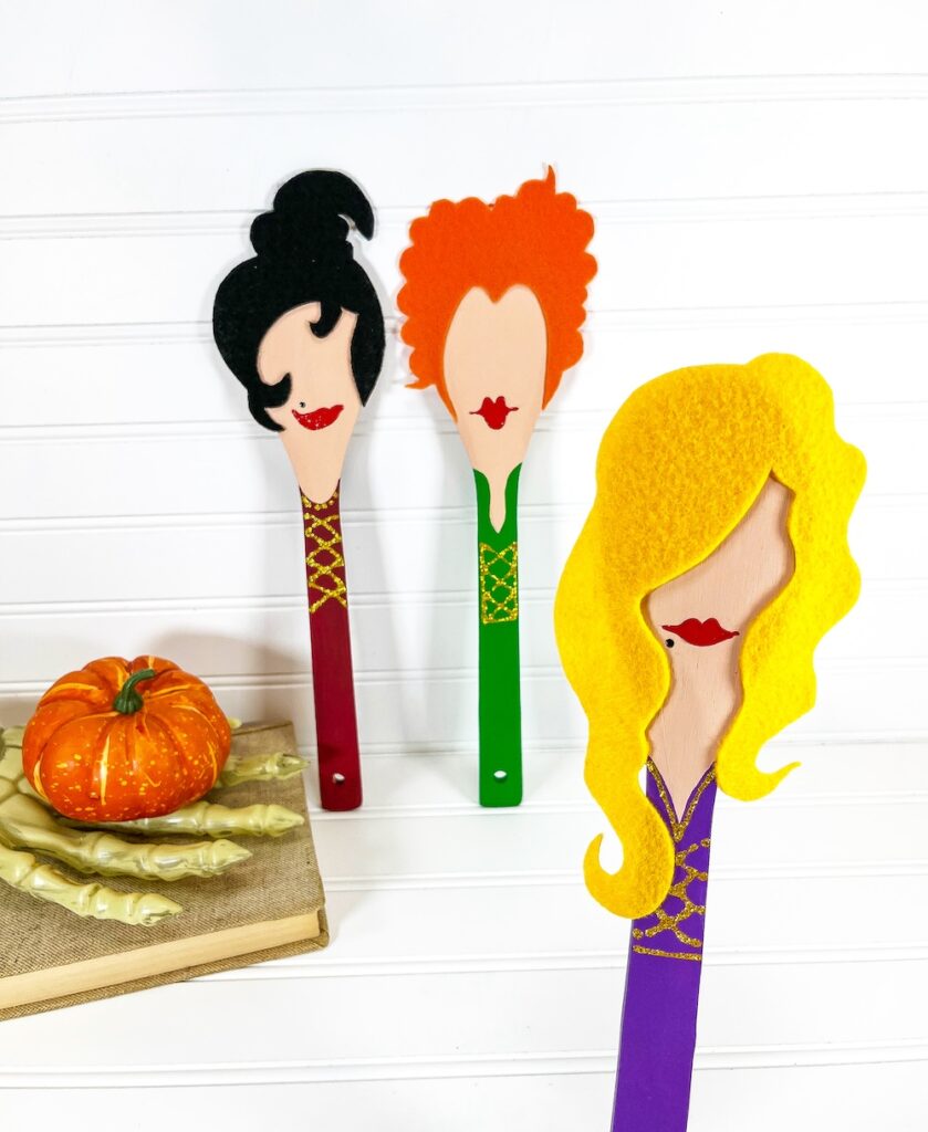 DIY Hocus Pocus Sanderson Sisters Spoons