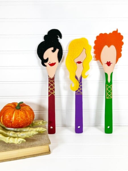 DIY Hocus Pocus Sanderson Sisters Spoons