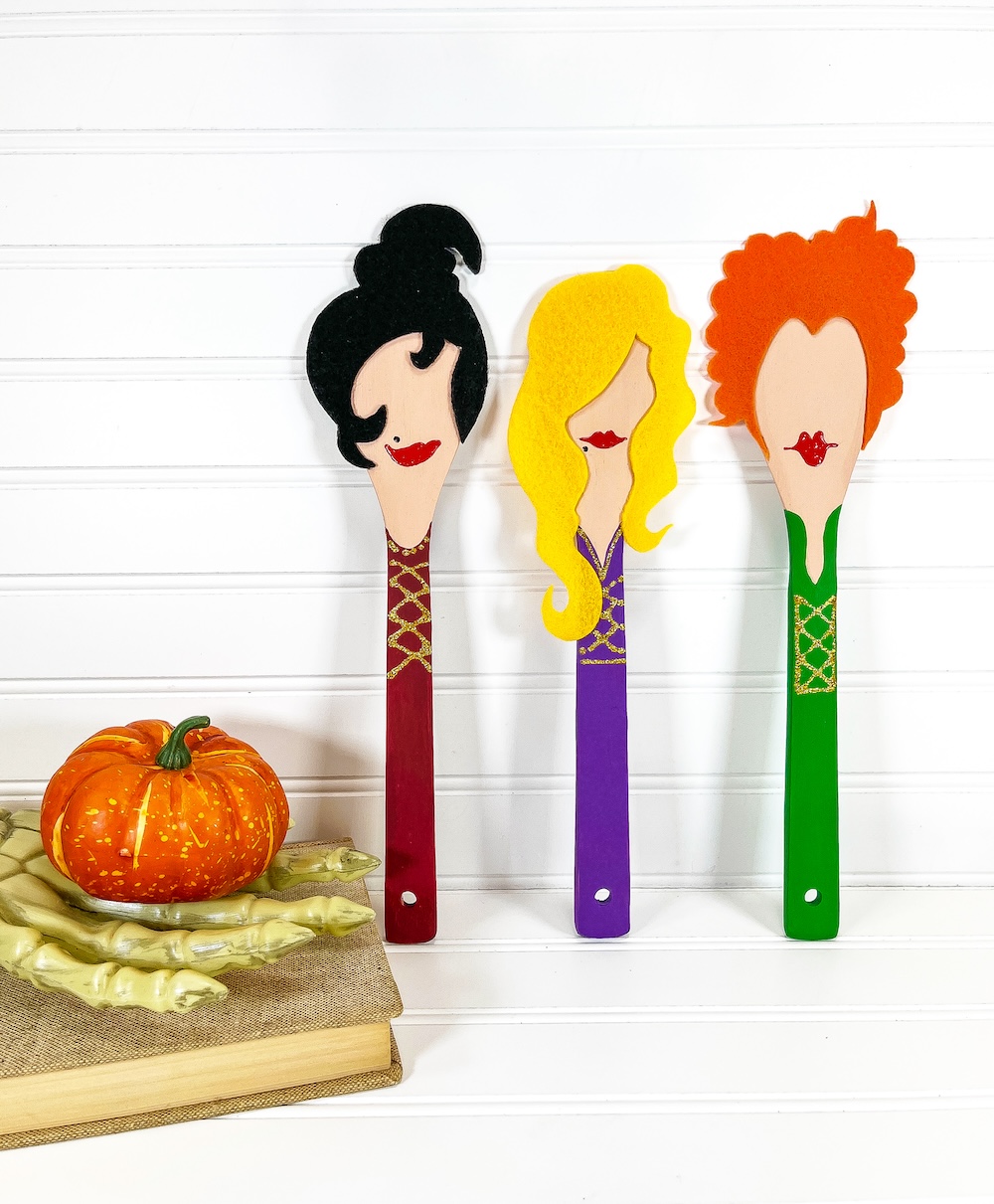 DIY Hocus Pocus Sanderson Sisters Spoons