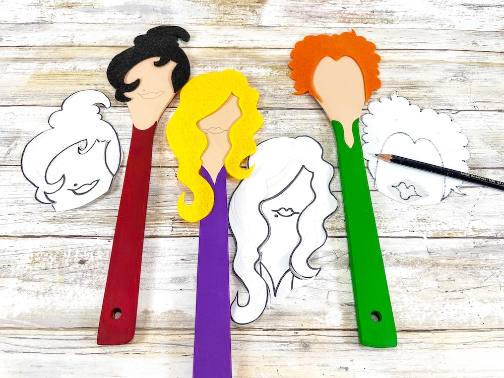 DIY Hocus Pocus Sanderson Sisters Spoons