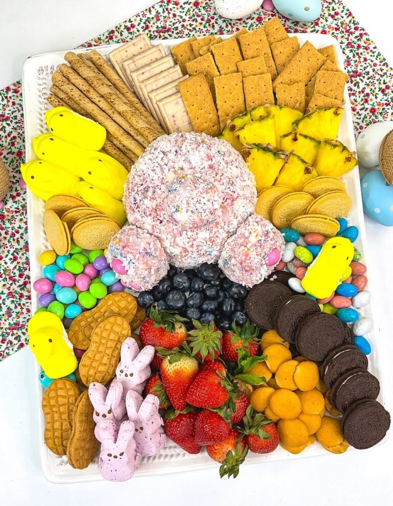 Bunny Butt Cheese Ball Treat Board