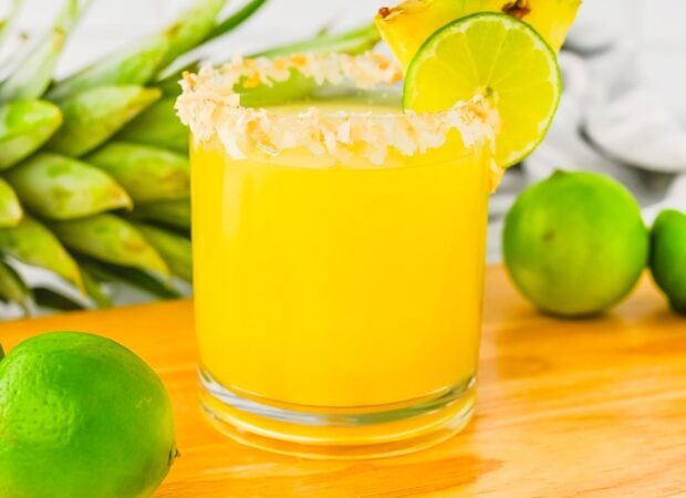 Summer Pineapple Coconut Margaritas