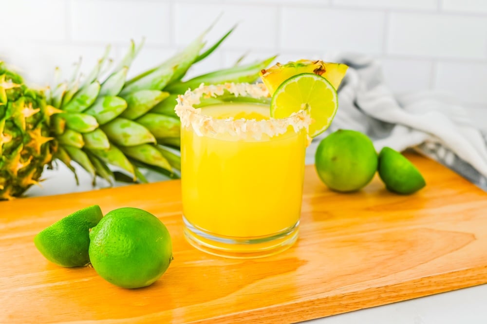 Summer Pineapple Coconut Margaritas